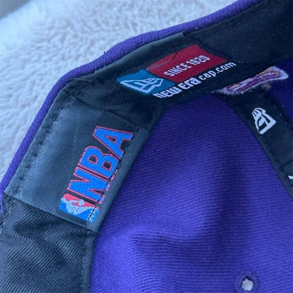 Los Angeles Lakers New Era 59FIFTY Fitted Hat Size 7 1/4 Multicolor - Picture 11 of 11